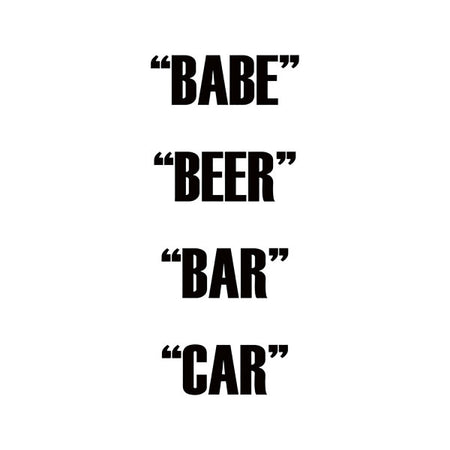 Dual Action (2) : Babe Beer Bar Car (2xLP, Comp, Ltd, Red)