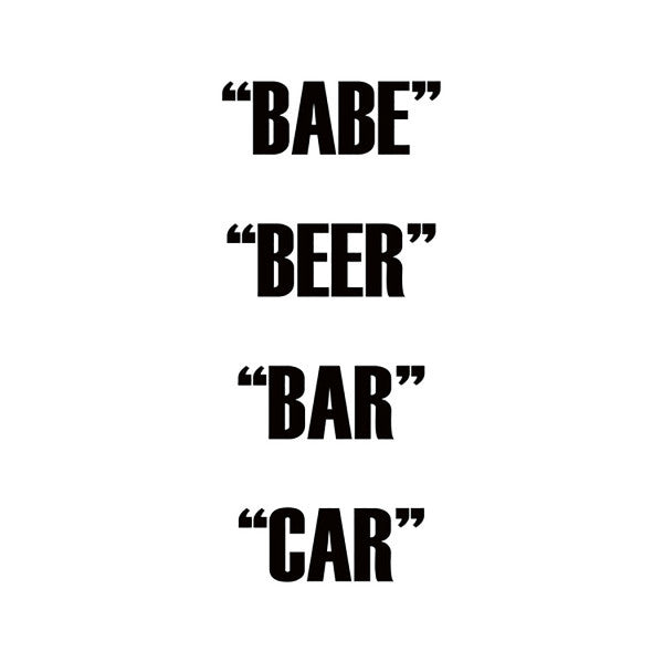Dual Action (2) : Babe Beer Bar Car (2xLP, Comp, Ltd, Red)