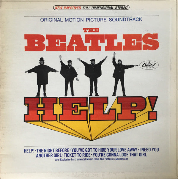 The Beatles : Help! (Original Motion Picture Soundtrack) (LP, Album, RE, Jac)
