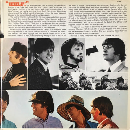 The Beatles : Help! (Original Motion Picture Soundtrack) (LP, Album, RE, Jac)