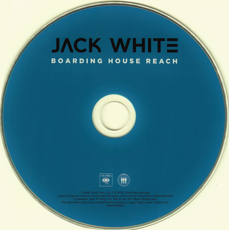 Jack White (2) : Boarding House Reach (CD, Album, Dig)
