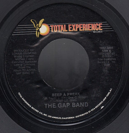 The Gap Band : Beep A Freak (7", Styrene)