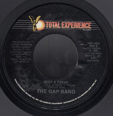 The Gap Band : Beep A Freak (7", Styrene)