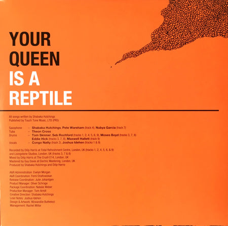 Sons Of Kemet : Your Queen Is A Reptile (2xLP, Album)