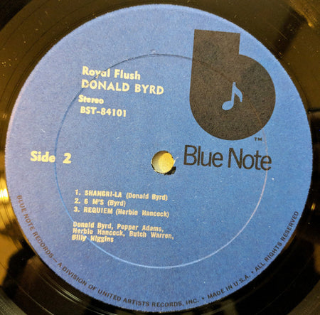 Donald Byrd : Royal Flush (LP, Album, RE)