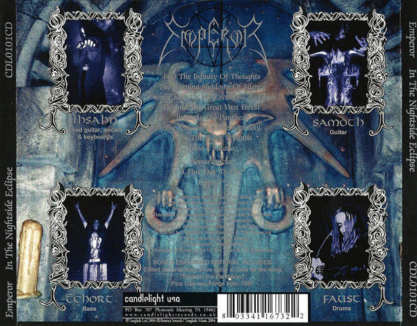 Emperor (2) : In The Nightside Eclipse (CD, Album, Enh, RE, RM)
