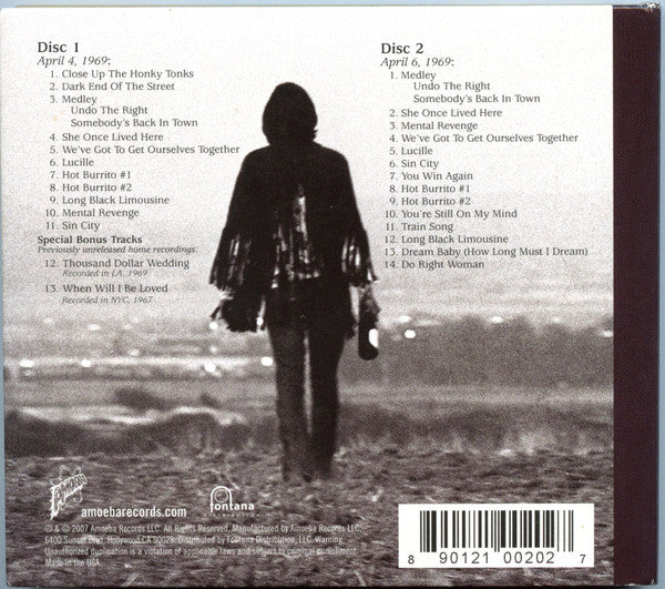 Gram Parsons With The Flying Burrito Bros : Gram Parsons Archives Vol 1 (Live At The Avalon Ballroom 1969) (2xCD, Album, RM)