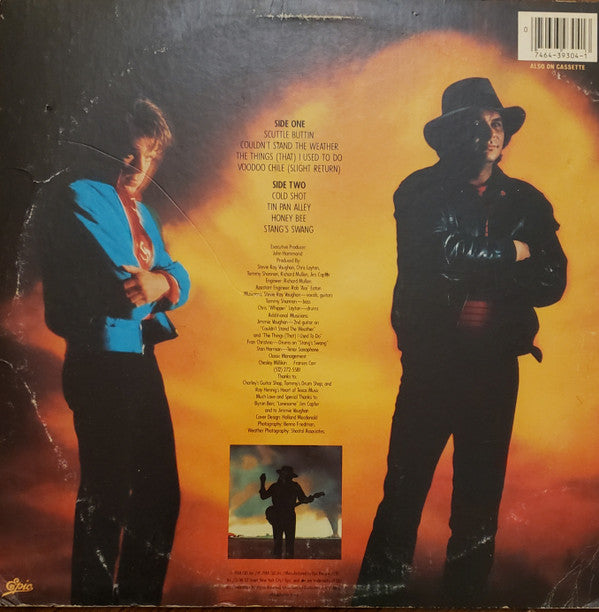 Stevie Ray Vaughan And Double Trouble* : Couldn't Stand The Weather (LP, Album, Pit)