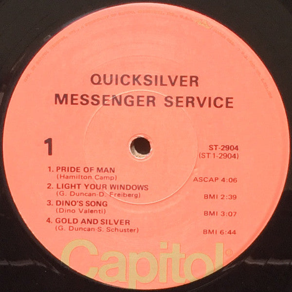 Quicksilver Messenger Service : Quicksilver Messenger Service (LP, Album, RE, Los)