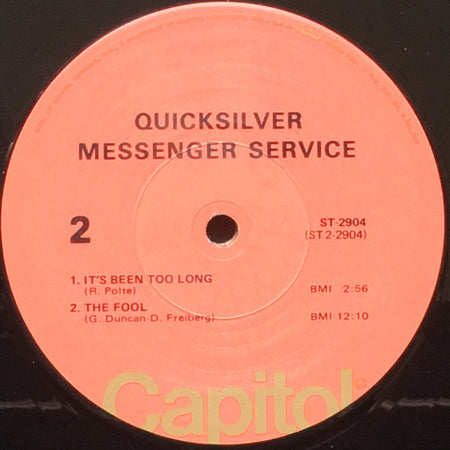 Quicksilver Messenger Service : Quicksilver Messenger Service (LP, Album, RE, Los)
