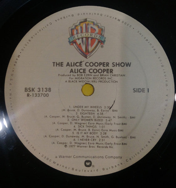 Alice Cooper (2) : The Alice Cooper Show (LP, Album, Club, RE, RCA)