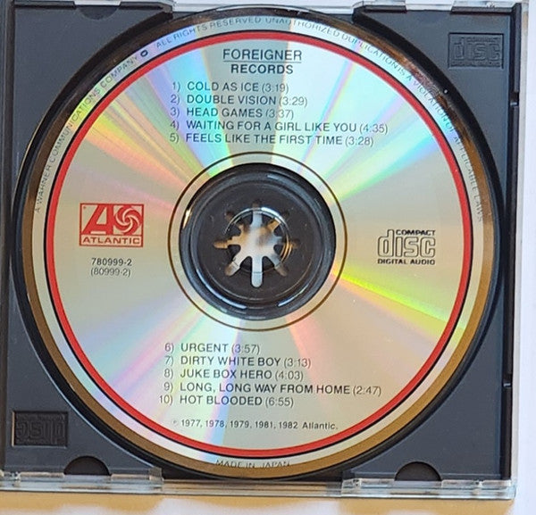 Foreigner : Records (CD, Comp, RE, JVC)