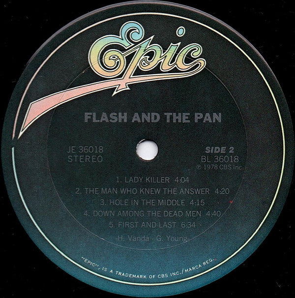 Flash And The Pan* : Flash And The Pan (LP, Album, Ter)