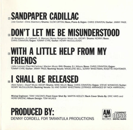 Joe Cocker : With A Little Help From My Friends (CD, Album, Club)