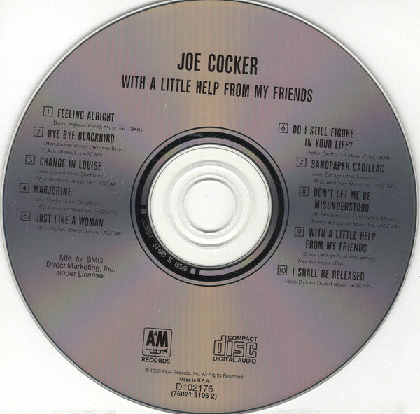 Joe Cocker : With A Little Help From My Friends (CD, Album, Club)