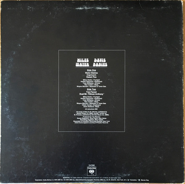 Miles Davis : Water Babies (LP, Album, Ter)