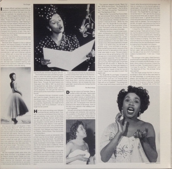Sarah Vaughan : The Divine Sarah Vaughan (The Columbia Years 1949 - 1953) (2xLP, Comp, Car)