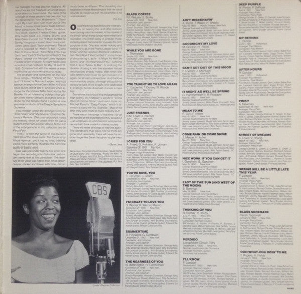 Sarah Vaughan : The Divine Sarah Vaughan (The Columbia Years 1949 - 1953) (2xLP, Comp, Car)