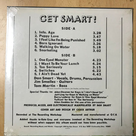 Dan Smart (3) : Get Smart! (LP, Album)