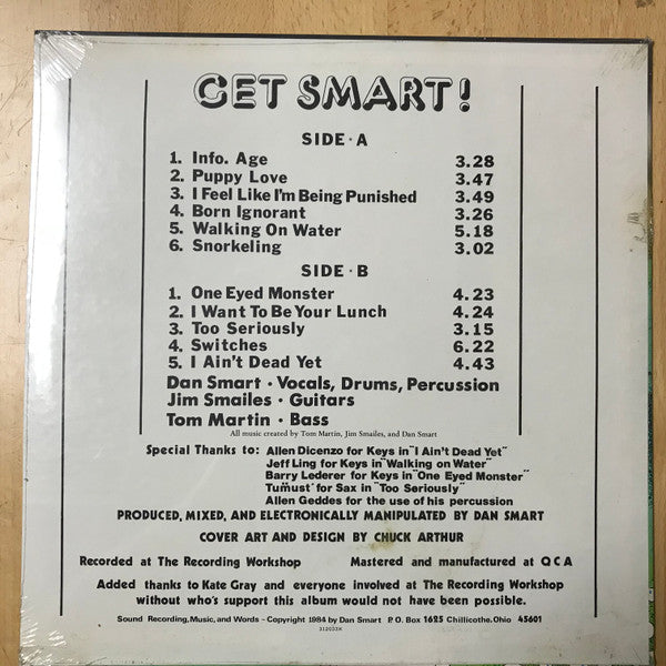 Dan Smart (3) : Get Smart! (LP, Album)