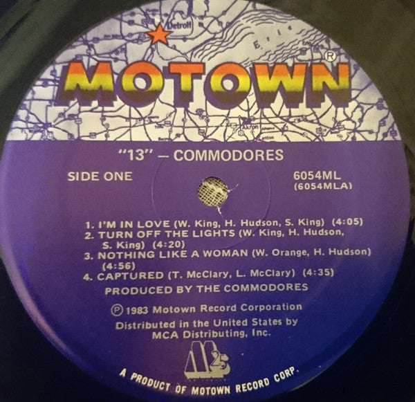 Commodores : 13 (LP, Album, Gat)