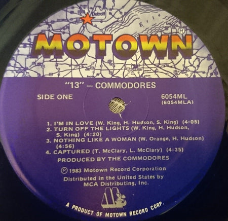 Commodores : 13 (LP, Album, Gat)