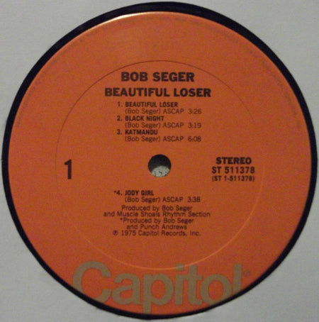 Bob Seger : Beautiful Loser (LP, Album, Club)