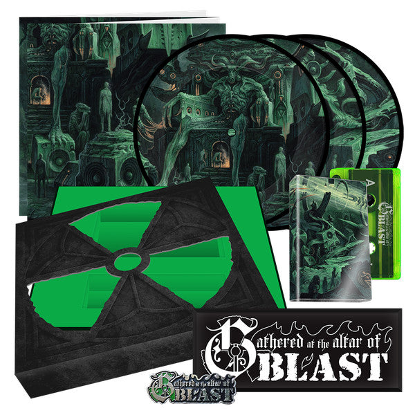 Various : Gathered At The Altar Of Blast  (3x7", Single, Pic + Cass, Comp + Box, Ltd)