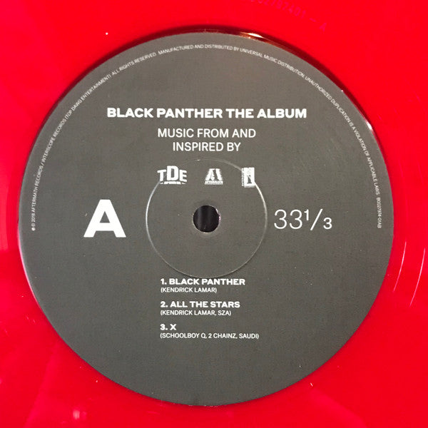 Various : Black Panther The Album (Music From And Inspired By) (2xLP, Album, Ltd, Red)