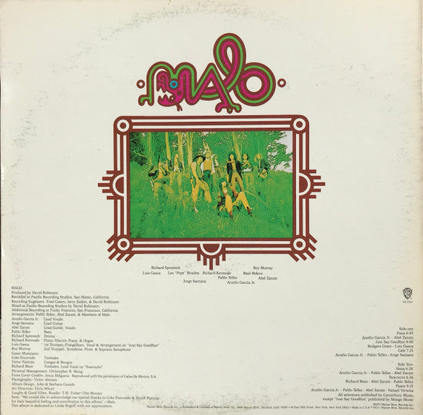 Malo (2) : Malo (LP, Album, Ter)