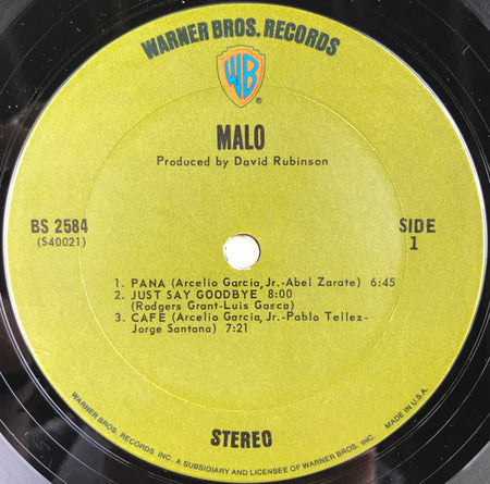 Malo (2) : Malo (LP, Album, Ter)