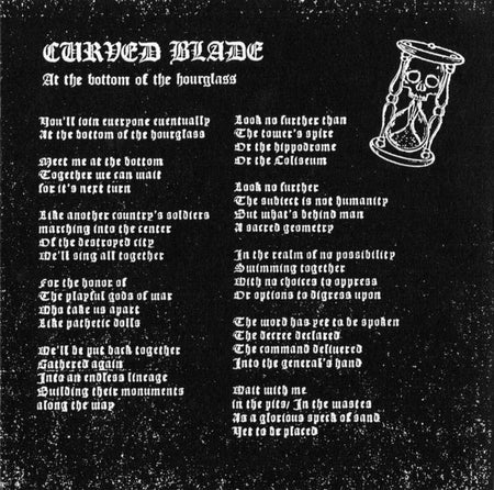 Curved Blade / Pâlemort : At The Bottom Of The Hourglass / Vision D’une Ère Suprême (7", EP, Ltd)