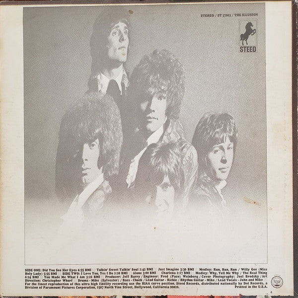 The Illusion : The Illusion (LP, Album, Ind)
