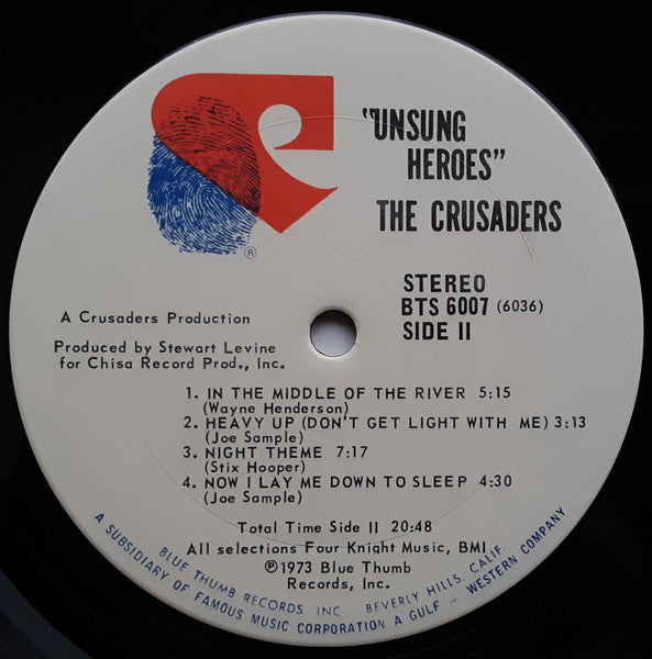 The Crusaders : Unsung Heroes (LP, Album)