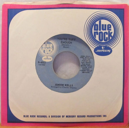 Junior Wells : You're Tuff Enough (7", Styrene)