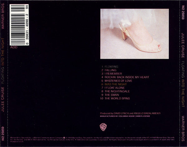Julee Cruise : Floating Into The Night (CD, Album, Club)