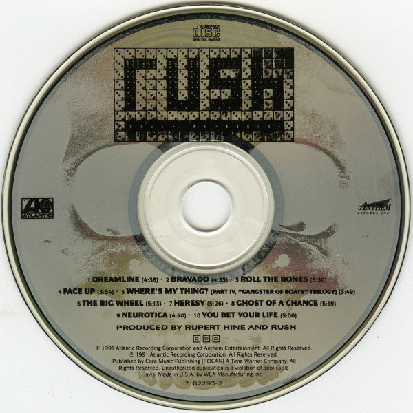 Rush : Roll The Bones (CD, Album)