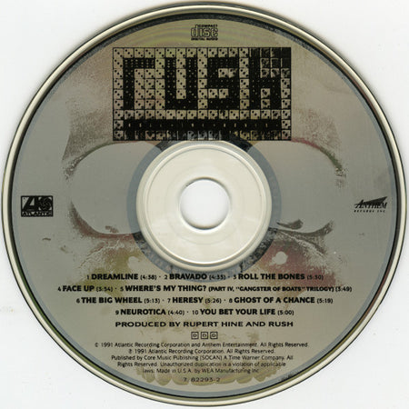 Rush : Roll The Bones (CD, Album)