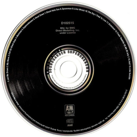 Soundgarden : Superunknown (CD, Album, Club)