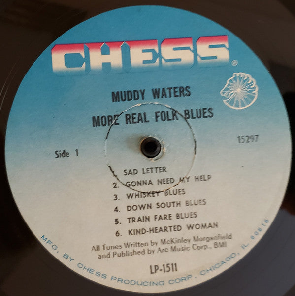 Muddy Waters : More Real Folk Blues (LP, Album, Mono)