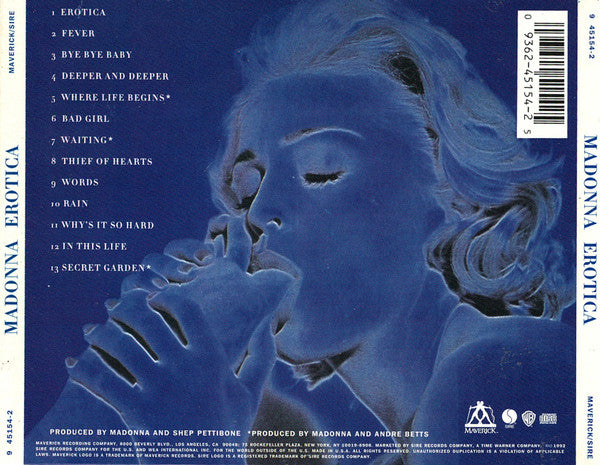 Madonna : Erotica (CD, Album)