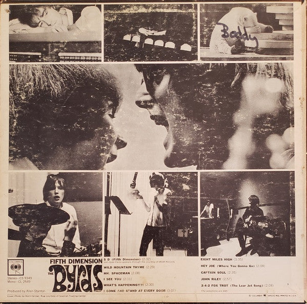 The Byrds : Fifth Dimension (LP, Album, Mono, Ter)