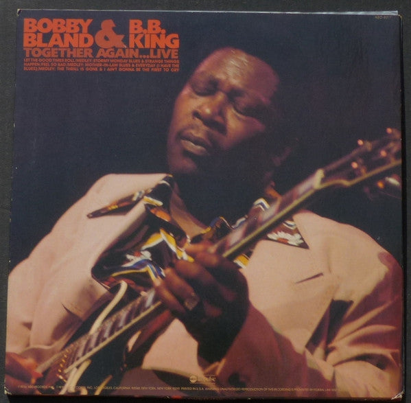 Bobby Bland & B.B. King : Together Again...Live (LP, Album)
