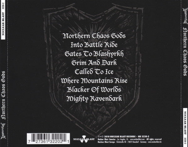 Immortal : Northern Chaos Gods (CD, Album)