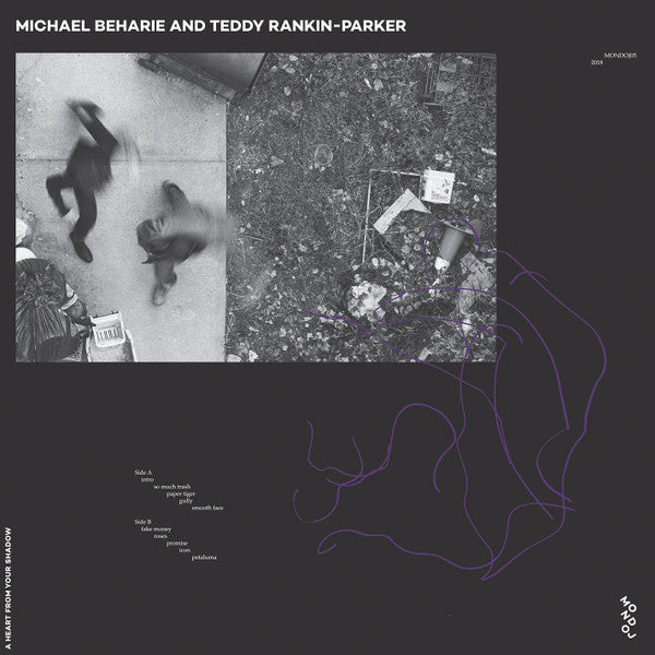 Michael Beharie And Teddy Rankin-Parker : A Heart From Your Shadow (LP, Album, Ltd)