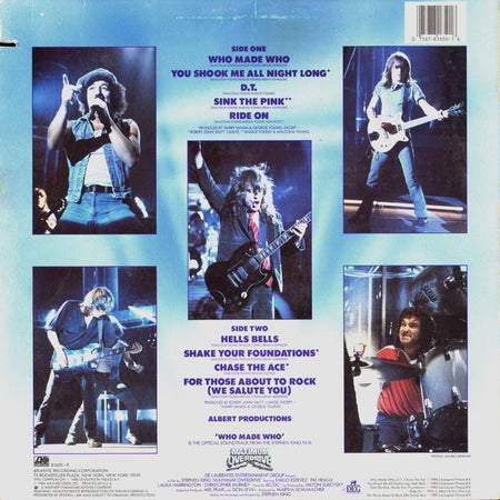AC/DC : Who Made Who (LP, Album, Comp, SP )