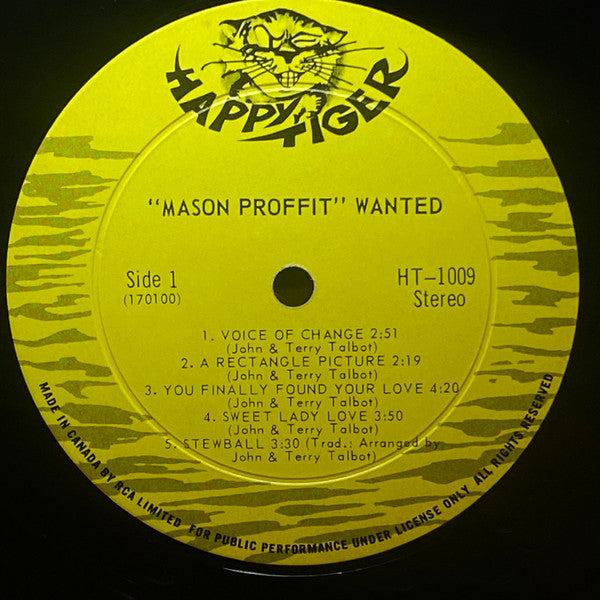 Mason Proffit : Wanted (LP, Album, Uni)