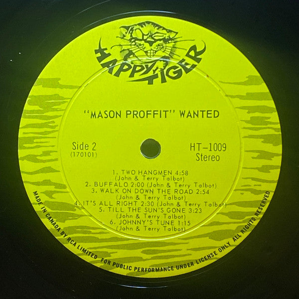 Mason Proffit : Wanted (LP, Album, Uni)