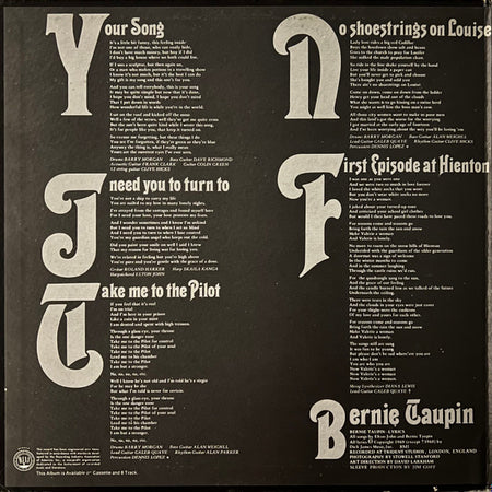 Elton John : Elton John (LP, Album, RE, Gat)