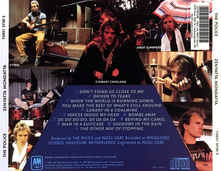 The Police : Zenyatta Mondatta (CD, Album, Club, RE, RM, RP, UML)